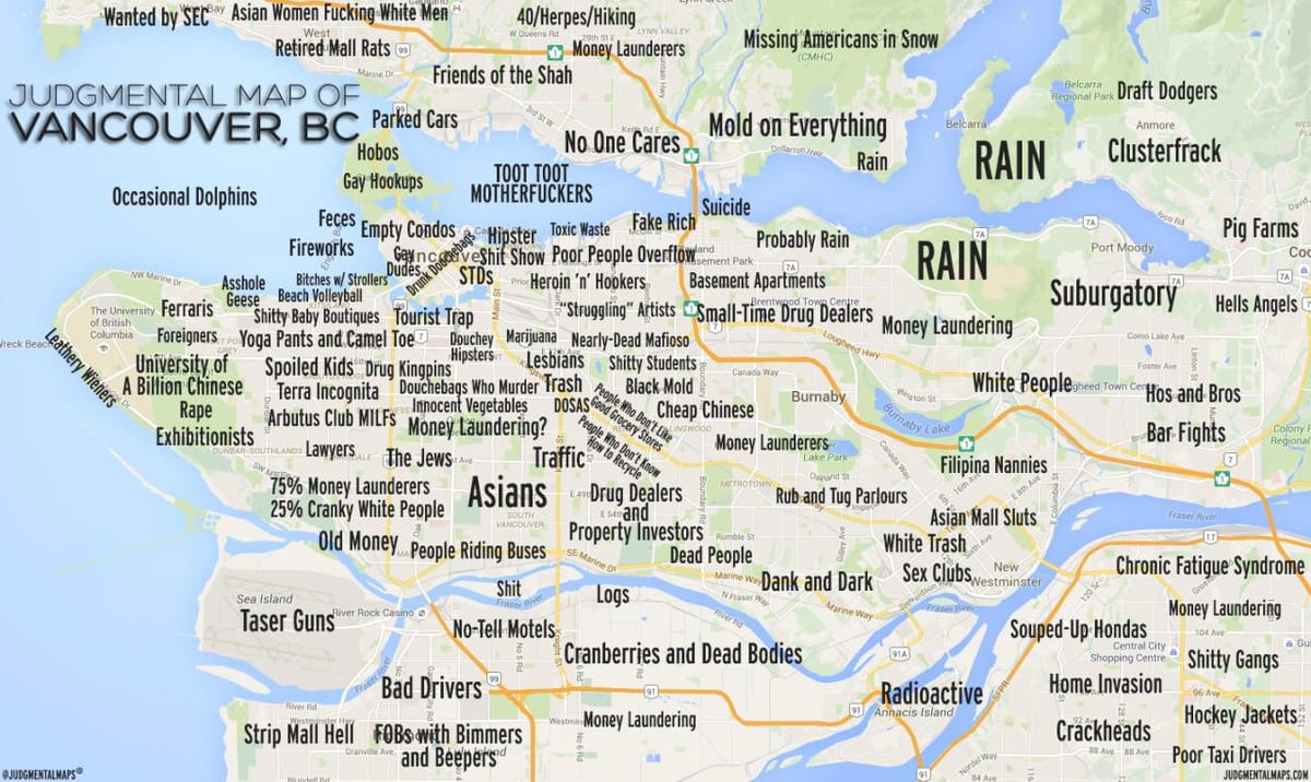 dömande karta vancouver