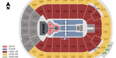 Rogers arena i vancouver sittplatser karta