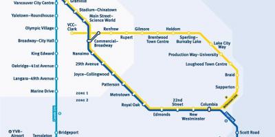 Karta över vancouver bc järnvägsstation