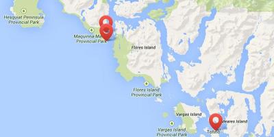 Karta över vancouver island hot springs