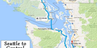 Vancouver island karta körsträckor