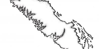 Karta över vancouver island översikt