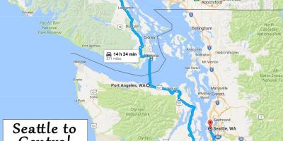 Vancouver island karta körsträckor