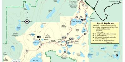Karta över vancouver island provincial parks