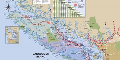 Vancouver island highway karta