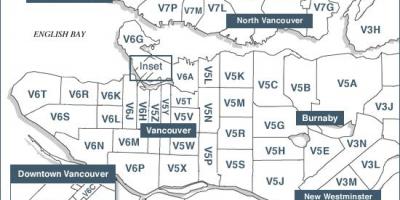 Vancouver island postnummer karta
