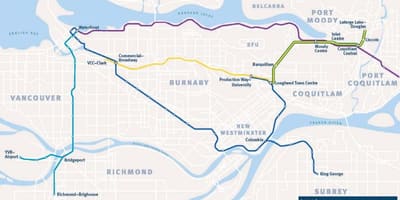 Tåg karta vancouver